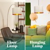 GIGGI Fabric Lamp Shades with Golden Inner Light Shade Ceiling