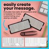 ExcelMark Self-Inking DIY Custom Rubber Stamp Kit - Personalized Stamper