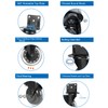 Hirate 3 inch L-Shaped Plate Casters Upgraded Version to Prevent