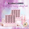 Losha Lashes Spiky Manga Lashes 14 Pairs Wispy False Eyelashes