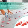 600 pcs Tile Spacer Clips，Tile Leveling System 2mm Tile leveller