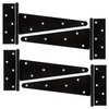HILLMASTER 12 Inch T-Strap Heavy Duty Shed Door Hinges Gate
