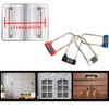 5 Digit Combination Padlock, Long Shackle Outdoor Code Padlock Lengthened