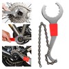 High Strength 4-Piece Bicycle Cassette Tool Set with 3-in-1 Cassette