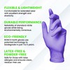 Biodegradable Nitrile Gloves, Medium Size, 100 Pack, Disposable, Eco-Friendly, Compostable