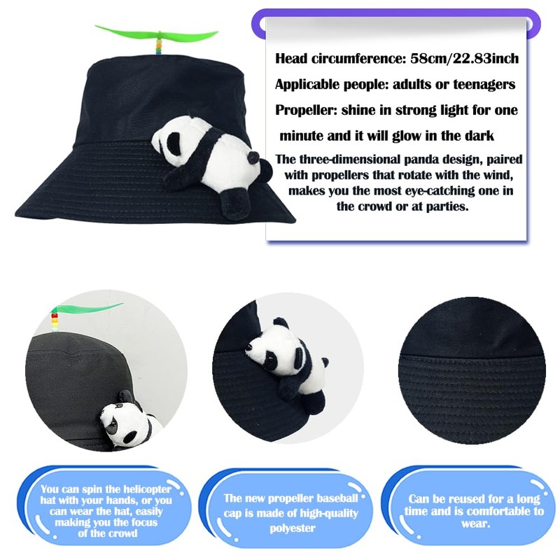 SIEBOLD Propeller hat, helicopter hat, propeller hat, funny hats with