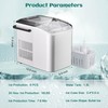 Maine Bullet Ice Maker, Counter Top Ice Maker with Portable