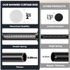 Adjustable Shower Curtain Rod 26–78 Inch – No Drill Spring