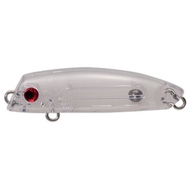 Tacklehouse Shores Oruga SOL43 Lipless Minnow Fishing Lure, Slow Floating Lure, 1.7 Inches (43 mm), 0.08 oz (2.3 g), Color: Transparent #13