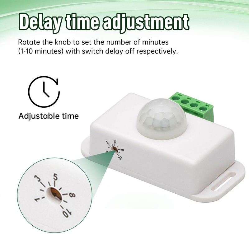 Heemol Mini Motion Sensor DC 12 V 6 A Automatic