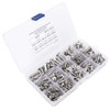 260Pcs M4 M5 M6 Hex Socket Countersunk Machine Screws,Nuts and
