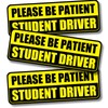 Lusinus Student Driver Magnet for Car - 3-Pack Reflective Magnetic
