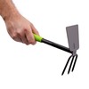 MIVOS Steel Double Hoe for Garden - Combination Hoe with