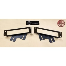 StreetRays [Originals] [SR] Dual Fog light Hidden Bumper Mount Brackets for 2010-18 Dodge RAM 2500 3500
