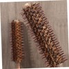 Beavorty 2pcs Boar Bristle Hair Brush Styling Comb Wooden Roller
