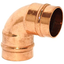 Solder Ring 22mm 90 Degree Equal Elbows - Packs of 3