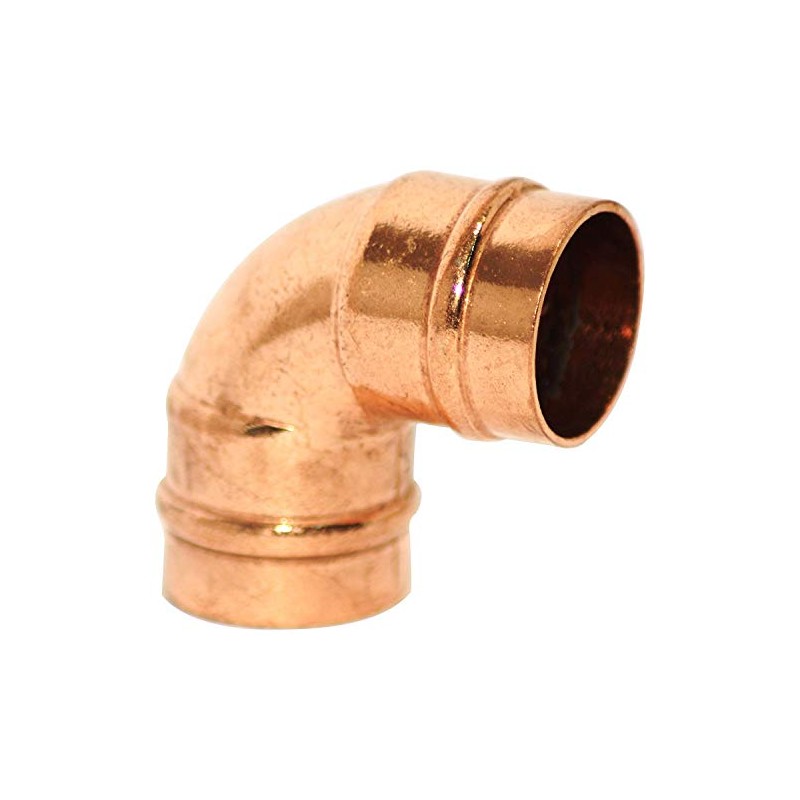 Solder Ring 22mm 90 Degree Equal Elbows - Packs of