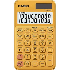 Casio SL-310UC-BU Calculator, 10 Digits, Blue