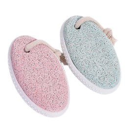 OHPHCALL 2pcs Natural Pumice Stone Removers for Foot Care Callus File Pedicure Tool Hard Skin Remover Foot File Nonslip Handle