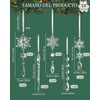 18 Ornamentos navideños, Cristales para arbol de Navidad