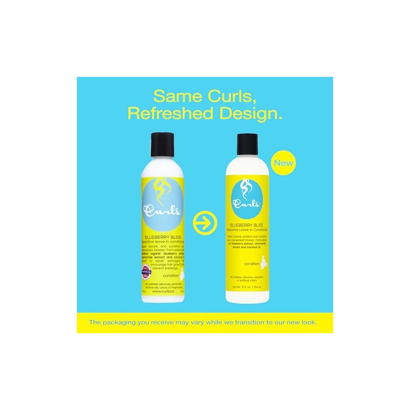 CURLS Blueberry Bliss Reparative Leave-In Conditioner 8 Ounces