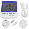 CTH‑609 Digital Thermometer Hygrometer Wall Mounted Temperature Humidity Meter for