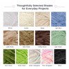 ilauke 5x100g Chenille Yarn Chunky, Crochet Yarn for Amigurumi, Brown