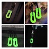 nalaina 20 Pcs Zipper Pulls Luminous Zipper Tabs Zipper Tabs