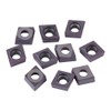 Akozon 10pcs CNC Carbide Chip Insert Blade Cutter Lathe Turning