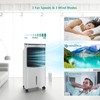 COSTWAY Evaporative Cooler, 3-in-1 Air Cooler with Remote Control, 3-Mode,