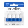 Voniko CR2 3V Lithium Batteries (4-Pack), CR2 3 Volt High