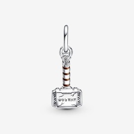 Lkwidi Charm Family Heart Animal Charm Pendant 925 Sterling Silver Charm Bead Pendant for European Bracelets and Necklaces, Silver, Cubic Zirconia