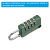 PATIKIL Security Steel Cable with 4 Digit Combination Lock, 2