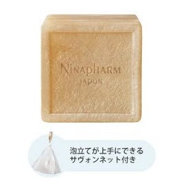 Nina Farm Savon Amberyl Blancheur (Facial Wash Soap) 5.3 oz (150 g) with Savon Net Product Number: 102073