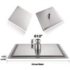 Rain Showerhead, 10 Inch Square Shower Head, Made from 304