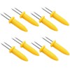 8pk Corn On The Cob Skewers Sweetcorn Holders BBQ Prongs