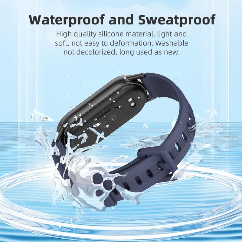 MIJOBS Strap for Mi Band 10/9/8, Replacement Wristband for Xiaomi