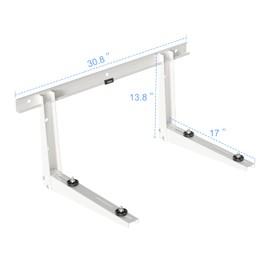Mini Split Wall Mounting Bracket for 7000-18000BTU Ductless Air Conditioner Outdoor Universal Heat Pump System Support up to 330 lbs