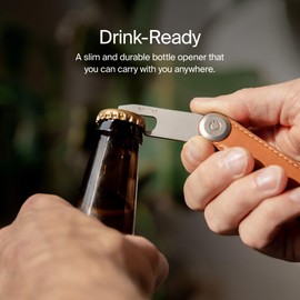 Orbitkey Bottle Opener for Key Organizer or Key Ring | Slim Profile Design, Easy to Take with You, Opens Bottles Everywhere | Compatible with Orbitkey Key Organizer & Key Ring