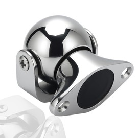 Marine Magnetic Door Stopper Catch - 2" Boat Stainless Steel Pivoting Door and Window Holder Set