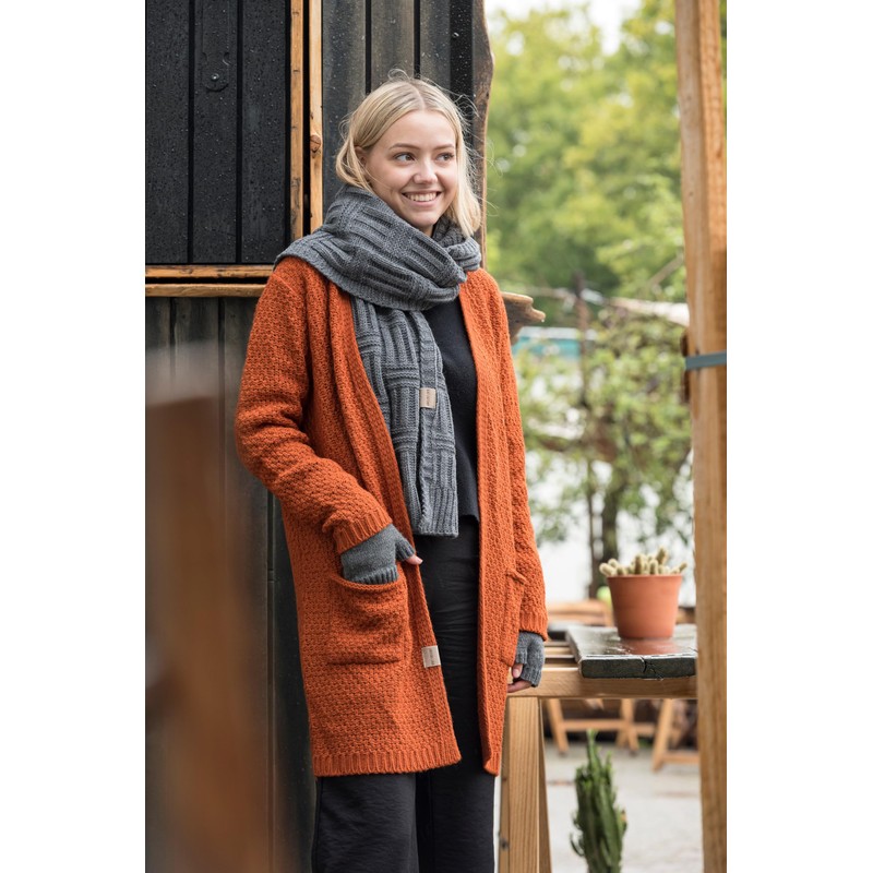 Knit Factory Cleo Hand Warmers - gray