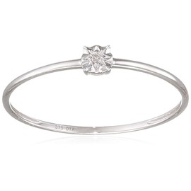 Naava Women White Diamond Engagement Ring - Size L PR12847W-L