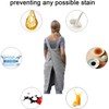Stomeshle Japanese Aprons Plus Size Smock for Women with Pockets