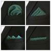 Shlax&Wing 5 Pieces Assorted Mens Pocket Square Handkerchiefs Set Lot,