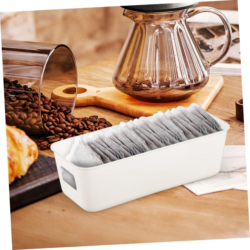 LABRIMP 8Pcs Plastic Storage Bins Versatile Kitchen Pantry Organizer for