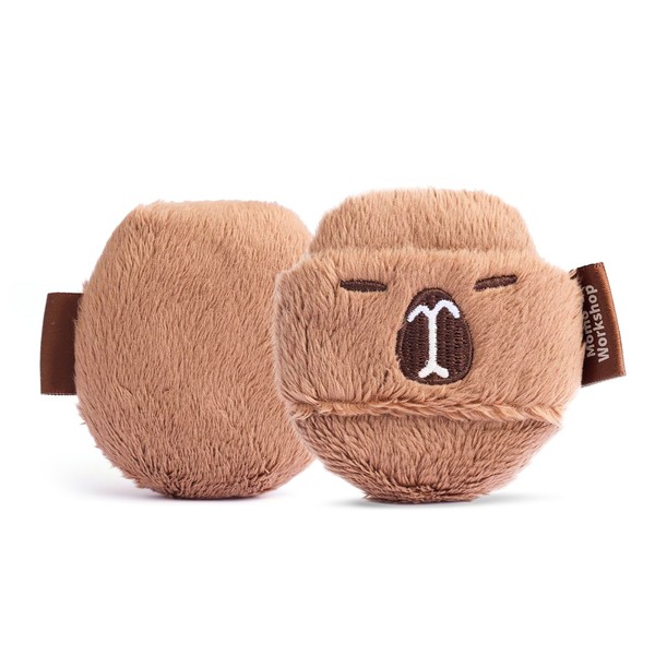 momo's workshop Momo's Workshop Cute Powder Puff, Brown Fluffy Makeup