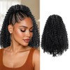 Drawstring Ponytail Extension 12Inch Short Kinky Curly Ponytail for Women