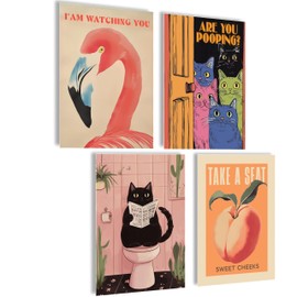 Pictures Bathroom Pictures Guest Toilet Sign Poster Bathroom Picture Toilet Decoration Pictures Bathroom Pictures Decorative Bathroom Poster Pictures Toilet Decoration (Are You Pooping, Poster Set 4 x