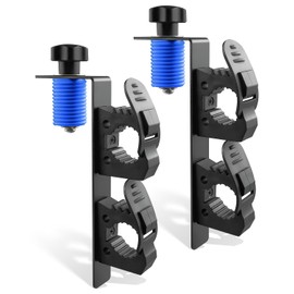 UTV Cargo Bed Tool Holders Compatible with Polaris Ranger and General, 2 Position Tool Carrier Mounting Kit, Shovel Holder Fits All UTV Round Bed Anchor Holes, No Drilling