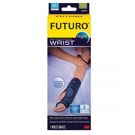 3M Futuro Carpal Tunnel Wrist Brace Sleep Support Adjustable Fit Moderate 1ct 796793207961